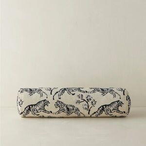 Lulu & Georgia Tiger Jacquard Bolster Pillow